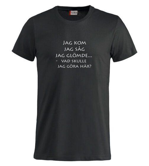 Jag glömde