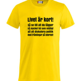 Livet är kort