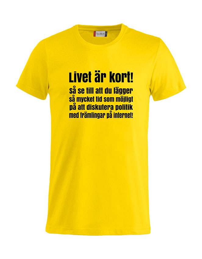 Livet är kort